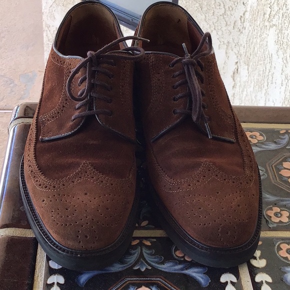 Polo Ralph Lauren suede wingtips 8.5/D used - Picture 12 of 16